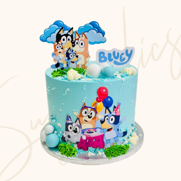 Bluey Family Fun Signature Kids Birthday Cake